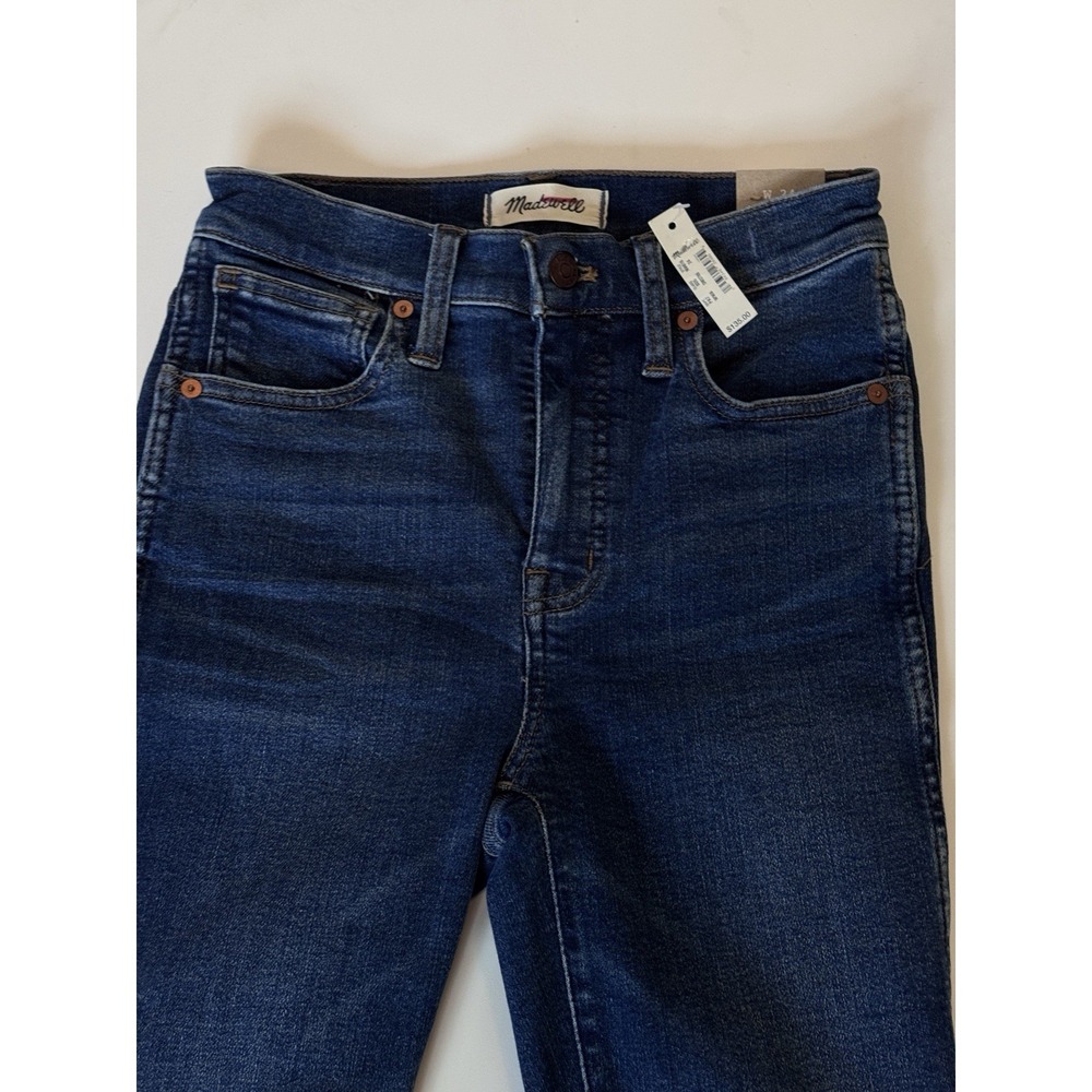 NWT Women's Madewell High Rise 10" Skinny Jeans W 24 Style MA616